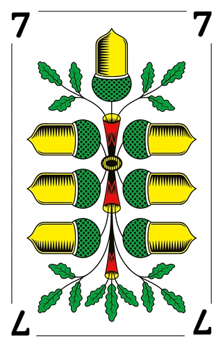 Eichel 7, Deutschschweizer Jasskarte