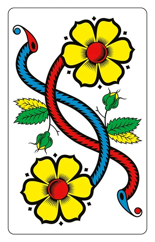 Rosen Ass, Deutschschweizer Jasskarte