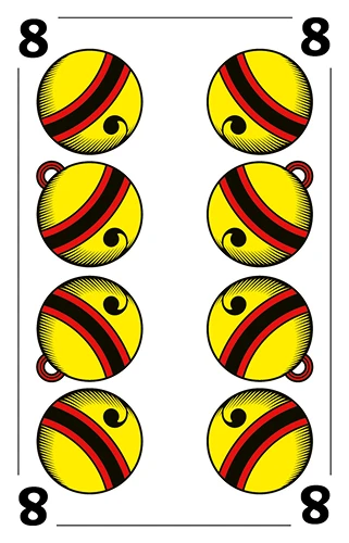 Schellen 8, Deutschschweizer Jasskarte