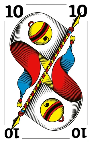 Schellen Banner, Deutschschweizer Jasskarte
