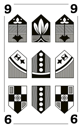 Schilten 9, Deutschschweizer Jasskarte