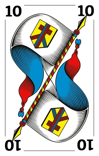Schilten Banner, Deutschschweizer Jasskarte