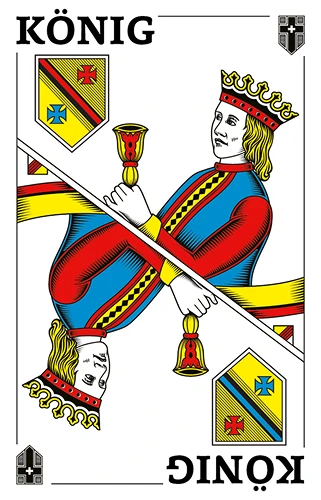 Schilten König, Deutschschweizer Jasskarte