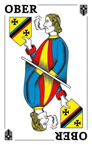 Schilten Ober, Deutschschweizer Jasskarte