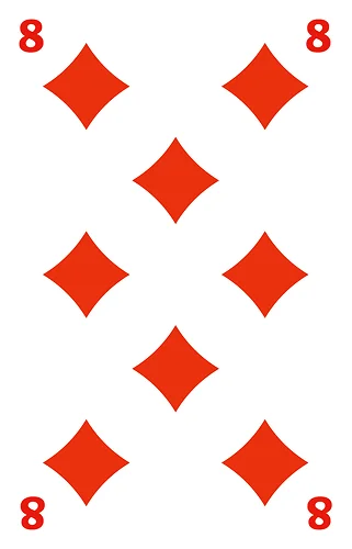 Ecke 8, Französische Jasskarte