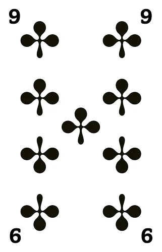Kreuz 9, Französische Jasskarte