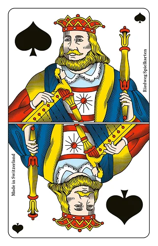 Schaufel König, Französische Jasskarte